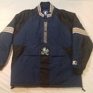 Vintage Notre Dame Starter jacket